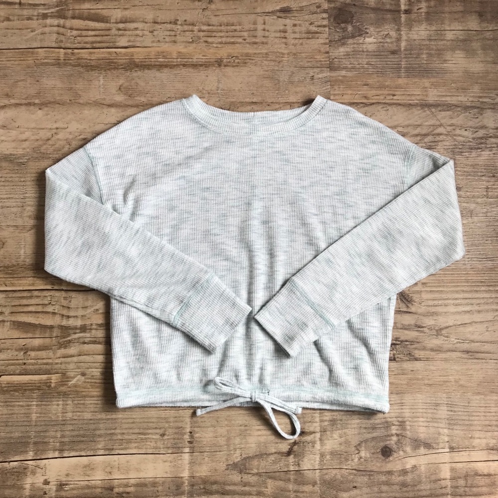 Pink Rose Crop Long Sleeve